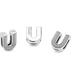 🔠 Pandora Reflexions Letter U Clip Charm